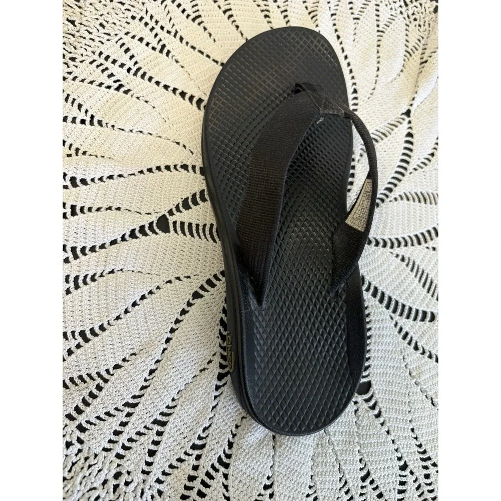 Chaco Black Flip Flop LEFT ONLY Single Shoe Amputee Adaptive Arch Support MEN 8